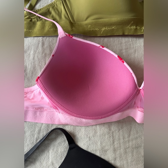 ALL 3 NEW VS Pink bras size 38D!! - Picture 2 of 5